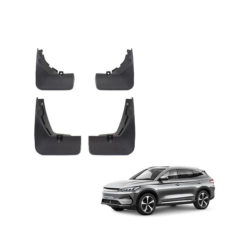 Exterior Accessories PP Plastic Mud Flap Guard Front Rear Mudguard Splash Guards For BYD Song Plus 2021 2022