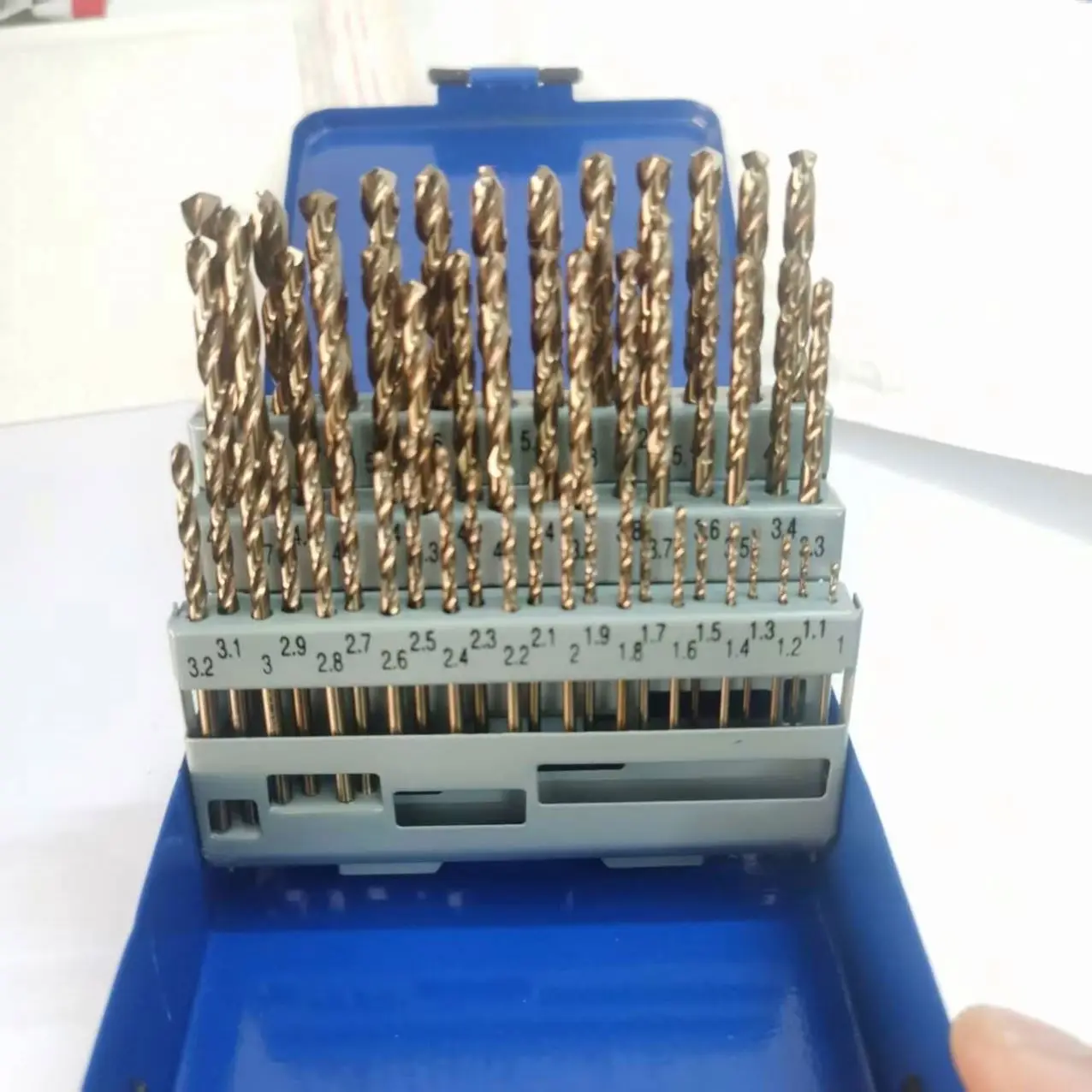 TEBAK M42 Cobalt Industrial Grade  HSS Twist Drill Bit Set for Metal Hole Cutting in Stainless Steel  Hard Metals