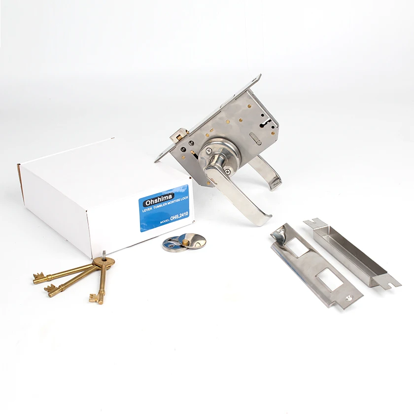 Lever Tumbler Mortise Locks Lever Handle 2410 S.steel Buy Fire Rated