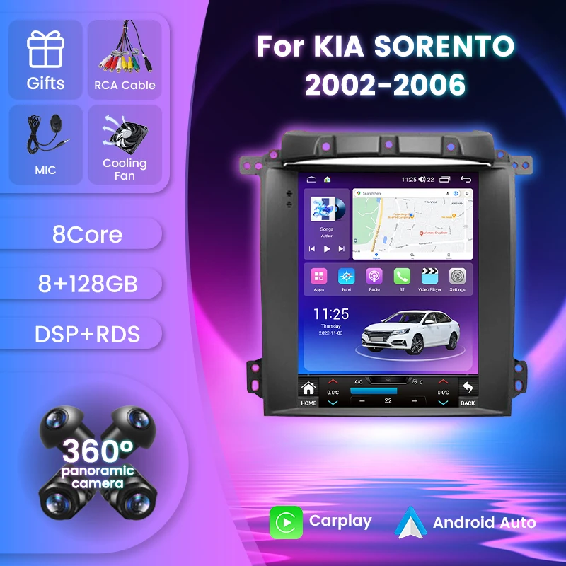 Mekede TS Series Android System 9.7 Inch IPS Screen Car Radio for KIA SORENTO 2002-2006 BT Car Dvd Player with Bt Gps