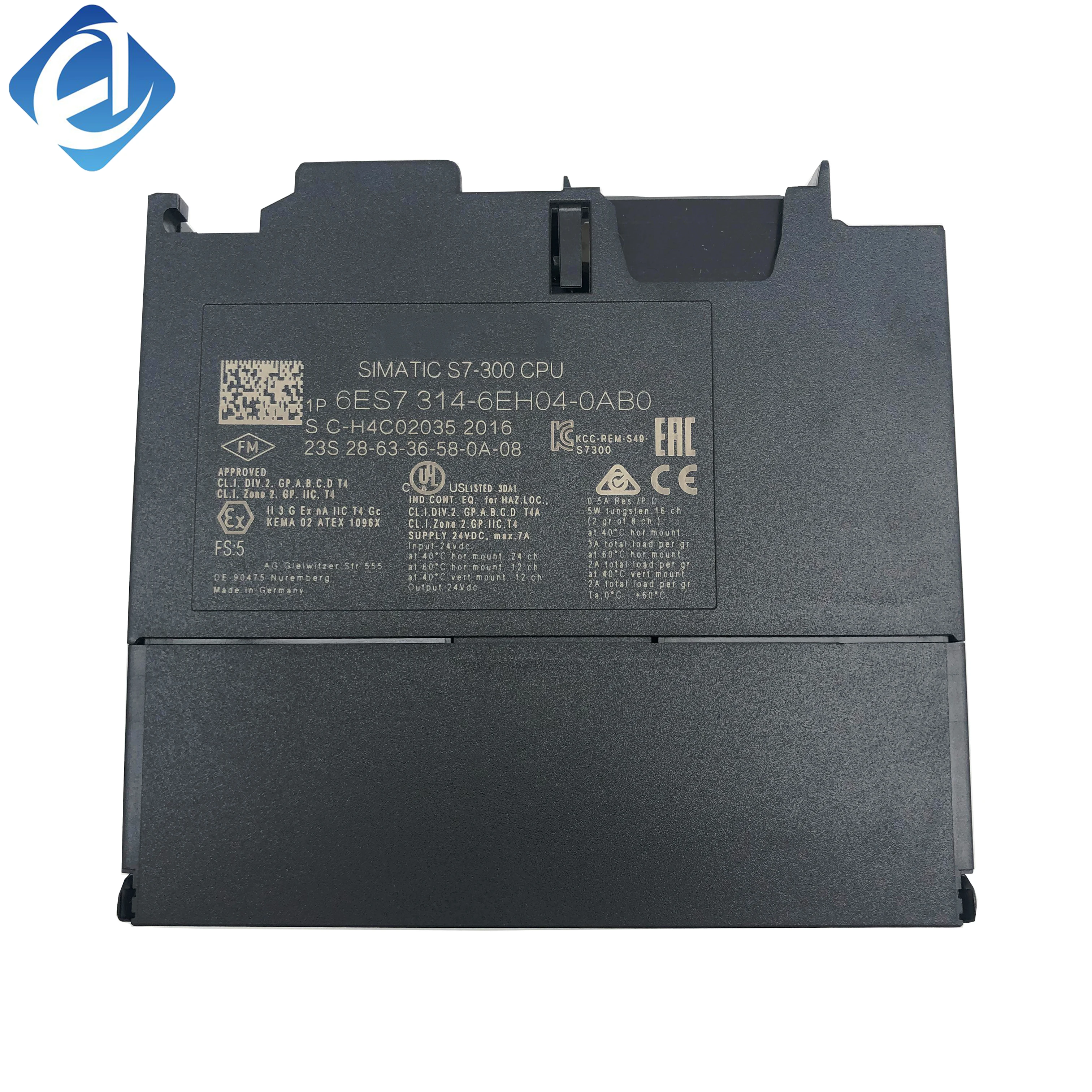 New Original 6ES7 314-6EH04-0AB0 6ES7314-6EH04-0AB0 S7-300 CPU module, integrated PROFINET interface, strong operation performance, stable logic control. Flexible program expansion, reliable bus communication