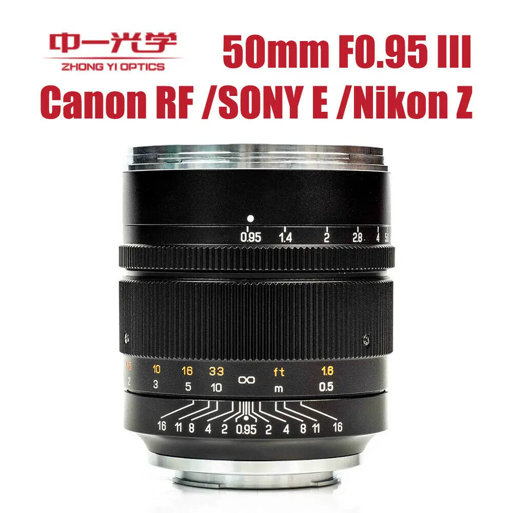 Zhongyi Mitakon Speedmaster 50mm III Lens for Nikon, Canon