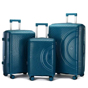 Customizable Quality Sturdy Soft Shell Carry-On Luggage Bag Business Travel Trolley with Zipper Opening Sizes 20 24 28