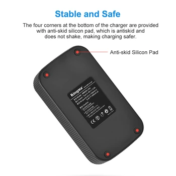 Kingma Rechargeable LP-E8 Li-ion Battery and Dual LCD Charger Kit for Canon EOS 550D 600D 650D 700D detail image