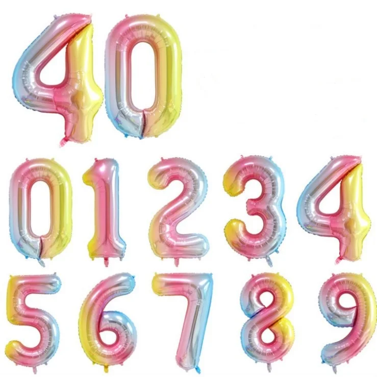 Ballon Digital A Helium De Grande Taille 40 Pouces Decorations Pour Fete D Anniversaire De Mariage Feuille Verte Or Rose Bleu Rose Buy Feuille De Douche Bebe Rose Or Bleu Rose Couleur Helium Numero Ballon 40