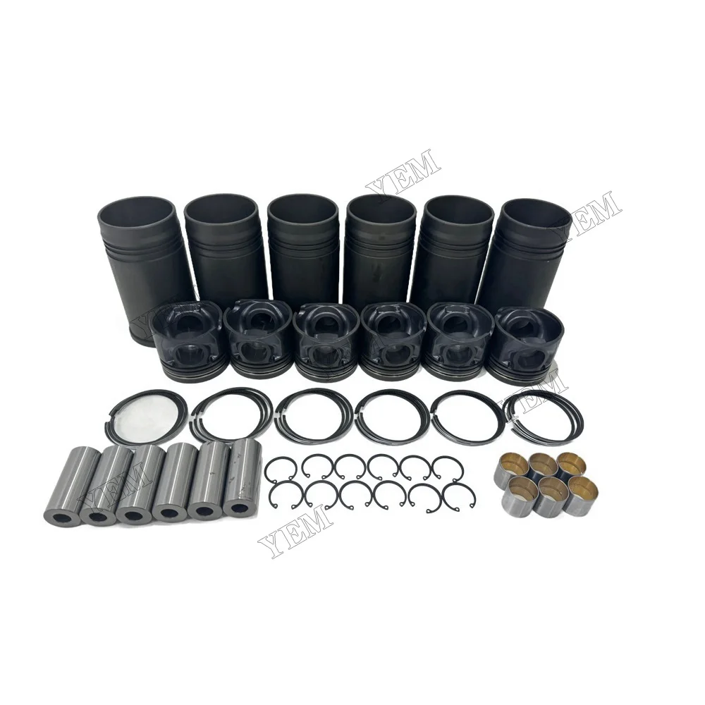 Cylinder Liner Kit Suitable for Komatsu 6D140s Engine Replacement Parts 4