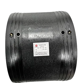 JY New material Electro fusion hdpe pipe fittings 200mm pipe connector Straight Coupling