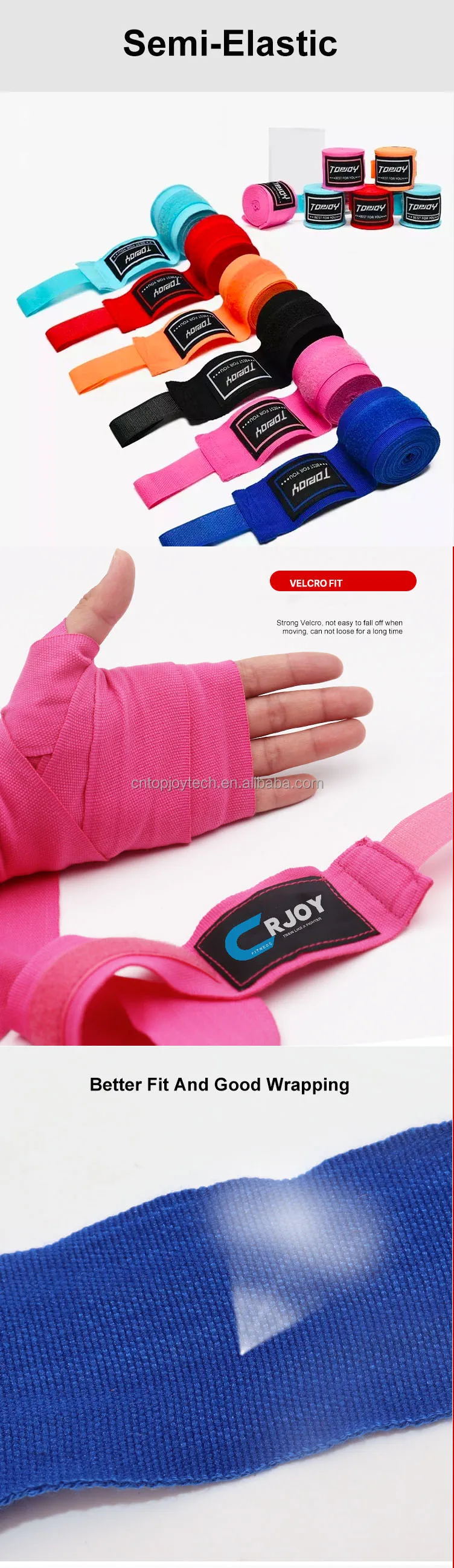 Custom Made Breathable Elastic Handguard Boxing Bandage Hand Wraps