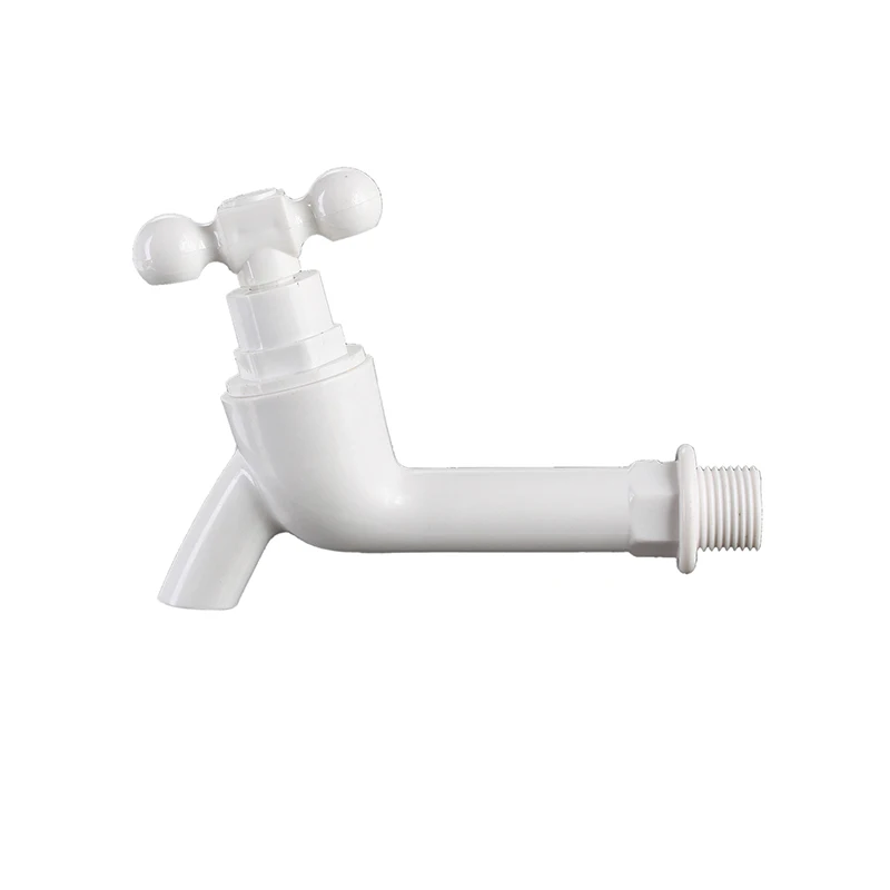 Chinese Factory PVC-U Plastic Ceramic Valve Core Wall-Mounted Bathroom Kitchen Basin Faucet