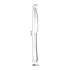Thick 410 no. 1 table knife