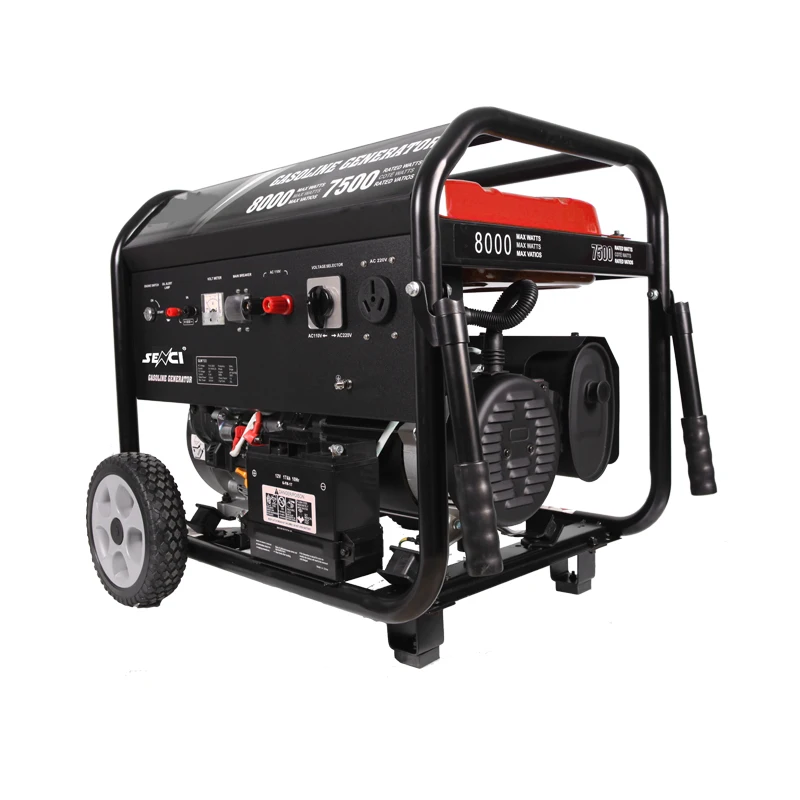 Senci発電機10kw 8000w 7000w 5000wポータブルガソリンガソリン