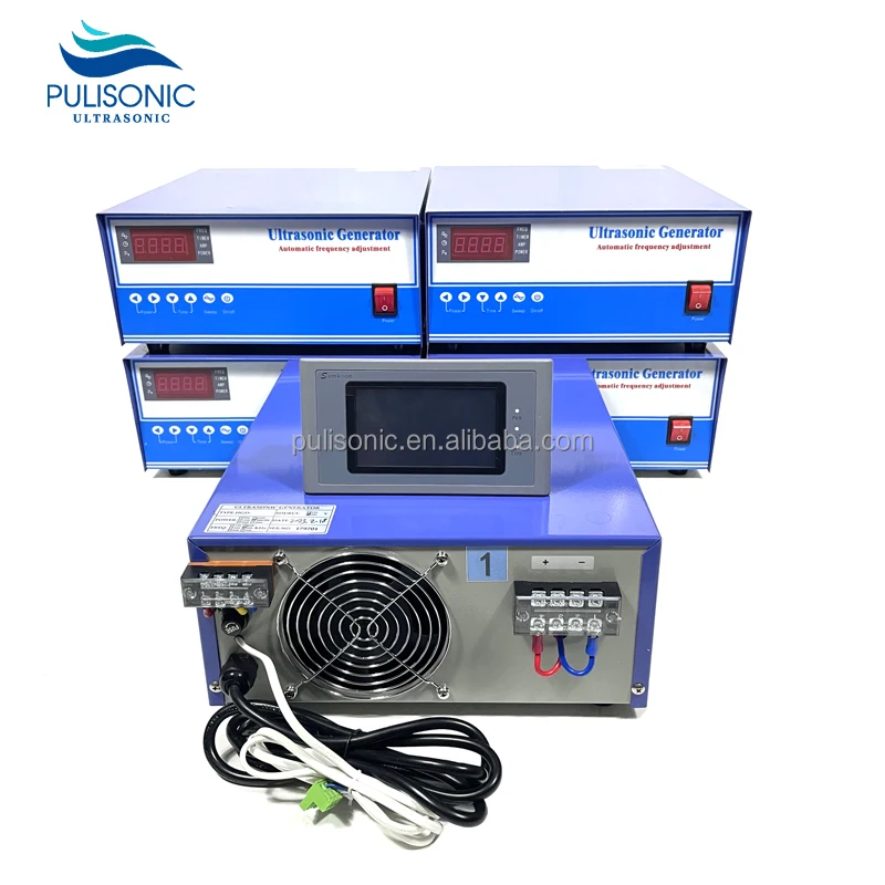 28Khz Remote Control Ultrasonic Transducer Power Supply Industrial RS485 Network Protocol Cleaner Generator
