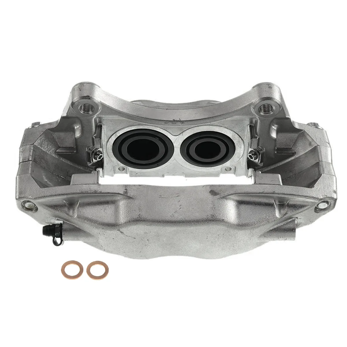Pair Of Front Brake Calipers With Brackets – For 1991-1996 Subaru Legacy – Left & Right – Cast Iron With Steel Pistons