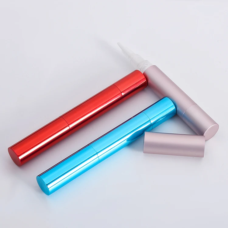 4ml Empty Pen Tube For Cuticle Oil Nail Oil In Shinny Gold And Silver
