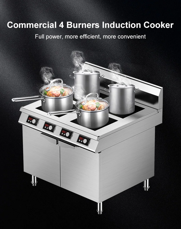 Wholesale 380v 3.5kw 4 Burner Induction Cooker Knob Control Induction