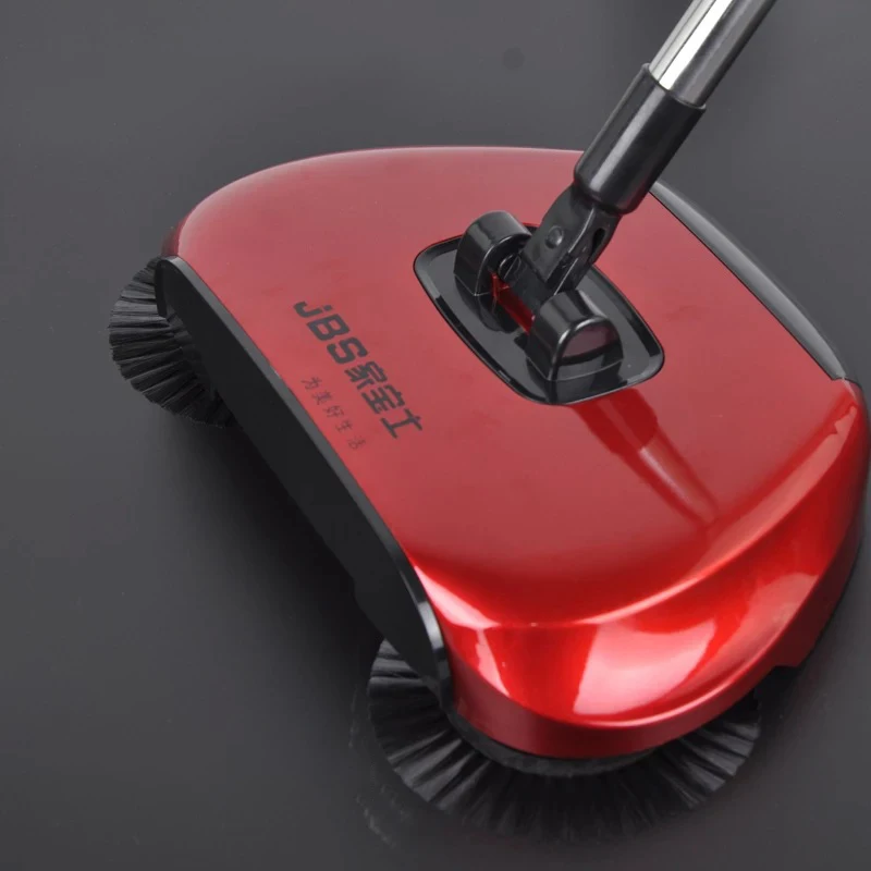 Automatic Spin Sweeper Broom Cleaning Mop 360 Rotating Cleaner Hard Floor 