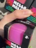 Purple color-changing cotton candy