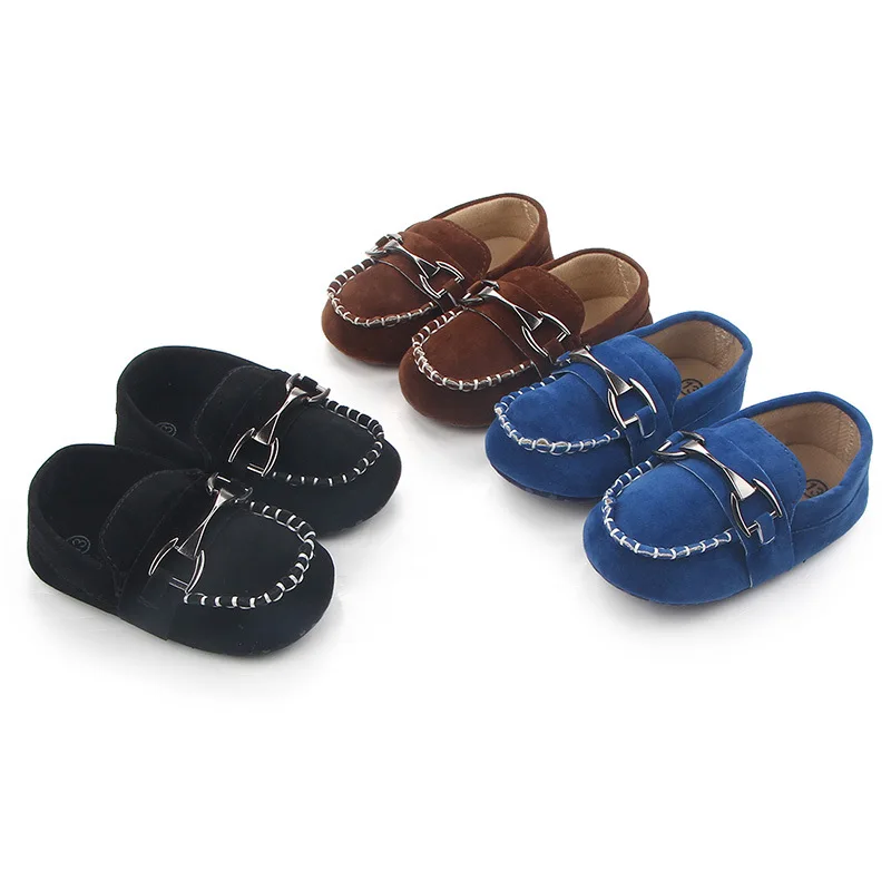 High Quality Handmade Suede Slip-on Baby Boy Shoes 2025