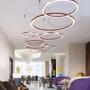 ECOJAS Luxury Design Decorative Art Indoor Lighting for Villa Hotel Living Room  Chandelier