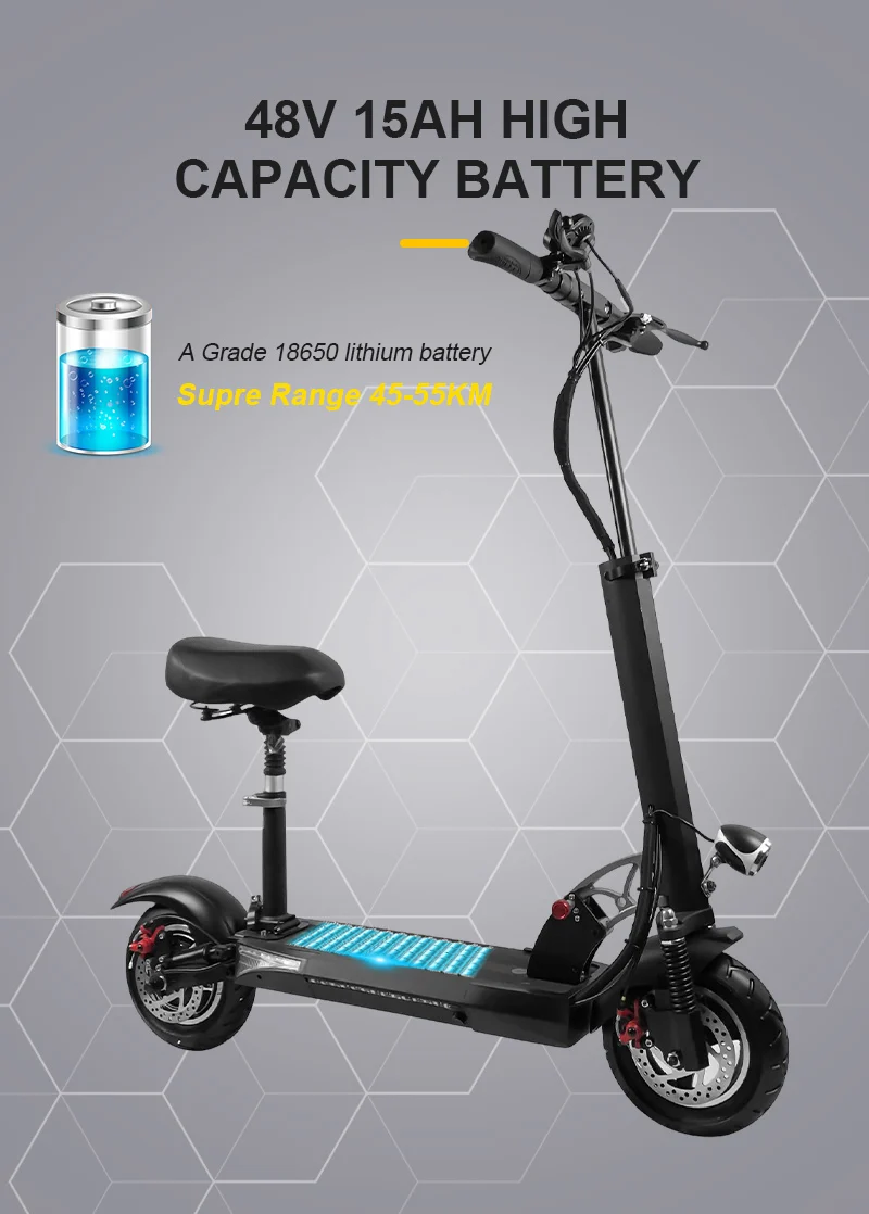 Fast Delivery From Eu Warehouse Quickwheel Z2 Adult Folding Electric Scooter 800W 48V 15Ah Adult Electric Scooter