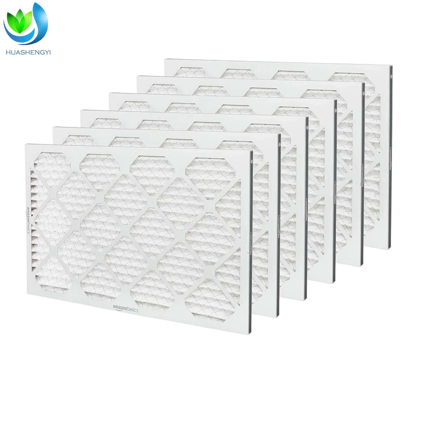Factory Price 16x25x1 Air Filter 6-Pack MERV 11 Electrostatic Pleated AC Furnace Filters Allergies Captures Dust Pollen