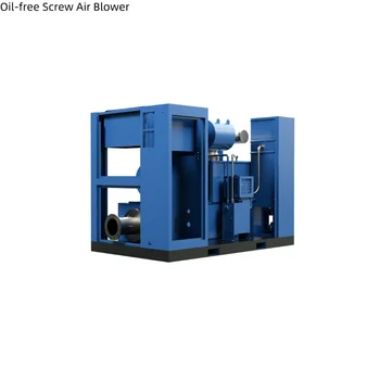 High Productivity Oil Free Screw Air Blower Machine Industrial Air Blower Machine High Pressure Air Blower