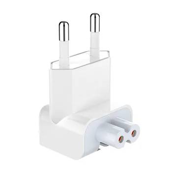 Wall AC Detachable Electrical Euro EU Plug Duck Head for Apple for iPad for iPhone USB Charger for MacBook Power Adapter