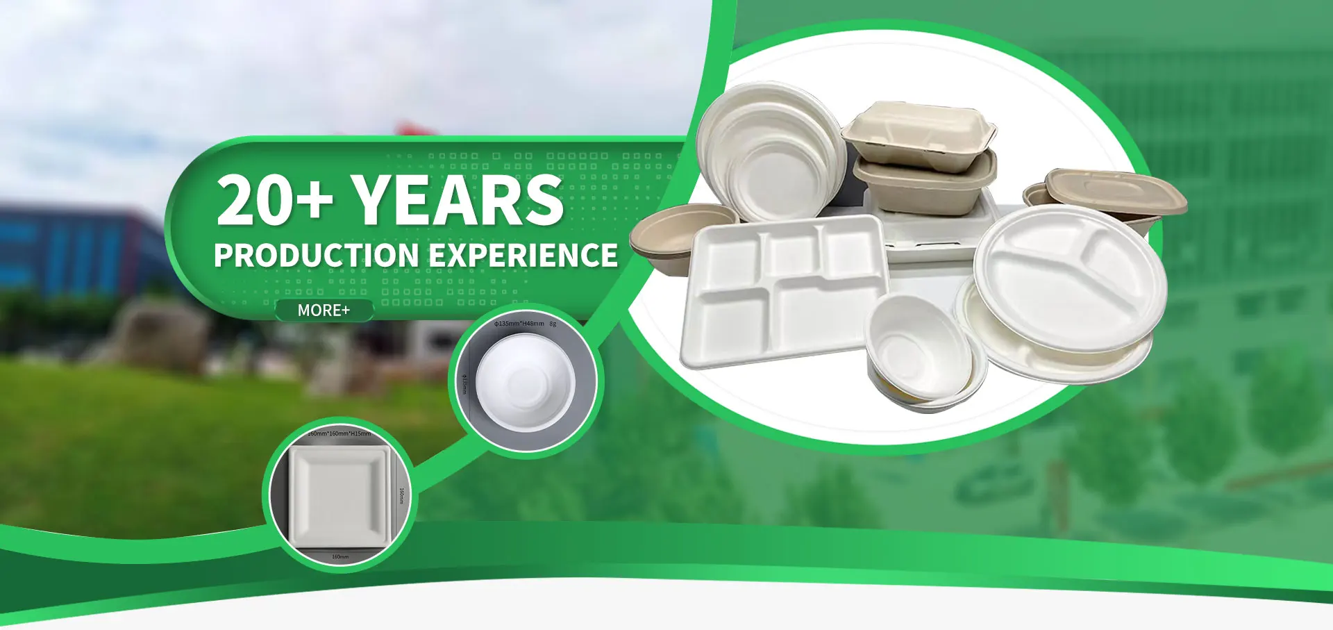 Sincere Eco Technology Co., Ltd. sugarcane bagasse tableware, bagasse