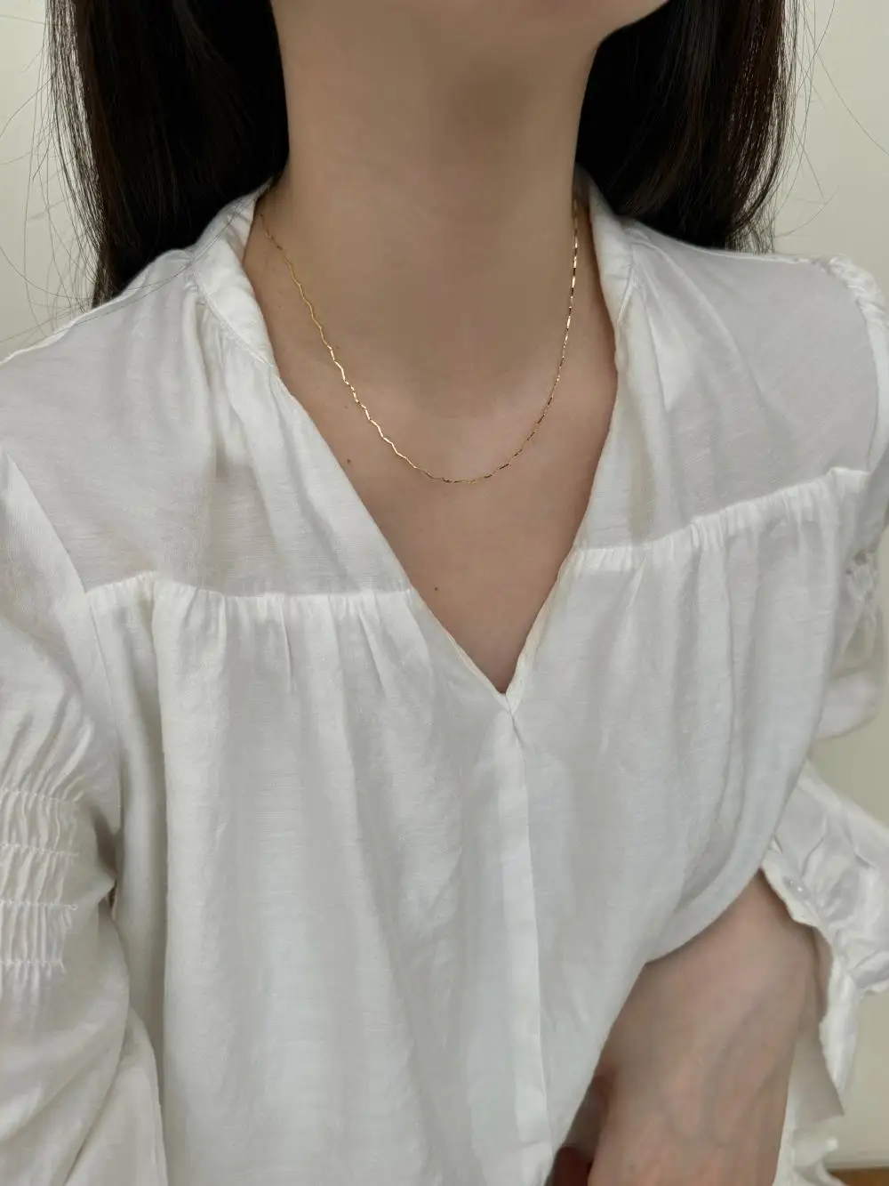 KAKODIY Daily Simple Fashion New Fine Jewelry 925 Sterling Silver Wave Chain Necklace for Women detail 5