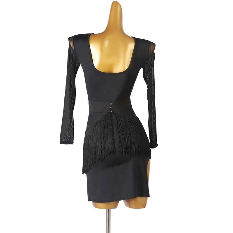 Профессиональная одежда для латиноамериканских танцев OCTLQ294, одежда для художественного обследования, танцевальная юбка