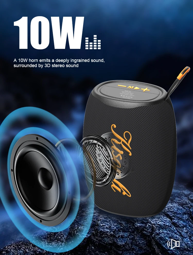 Kisonli K20 High Bass Blue Tooth Tws Small Dj Speaker