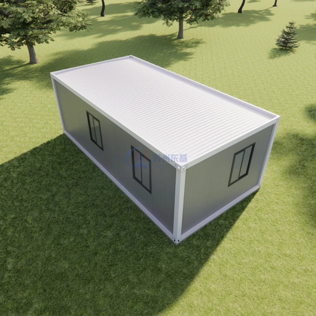 منزل حاويات معياري هيكل فولاذي - مبنى جاهز مسطح يمكن نقله للمكتب/المنزل، كاسا كونتينيدور دي أوفيسينا