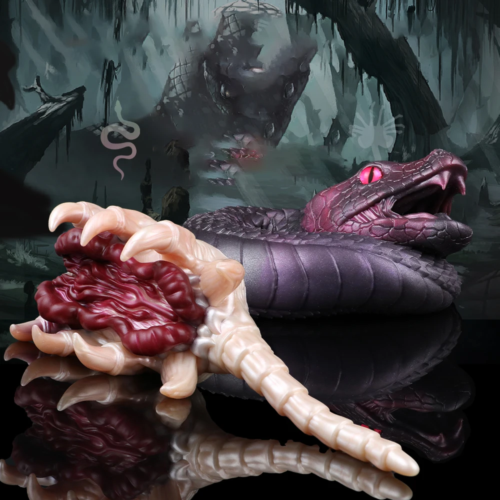 Facehugger Shaped Demon Masturbators for Men Animal Series Pussy Pocket  Vagina Sex Toy with Tentacles