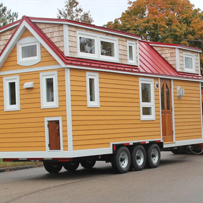 Outdoor Wooden Trailer House Tiny House Trailer Container House On ...