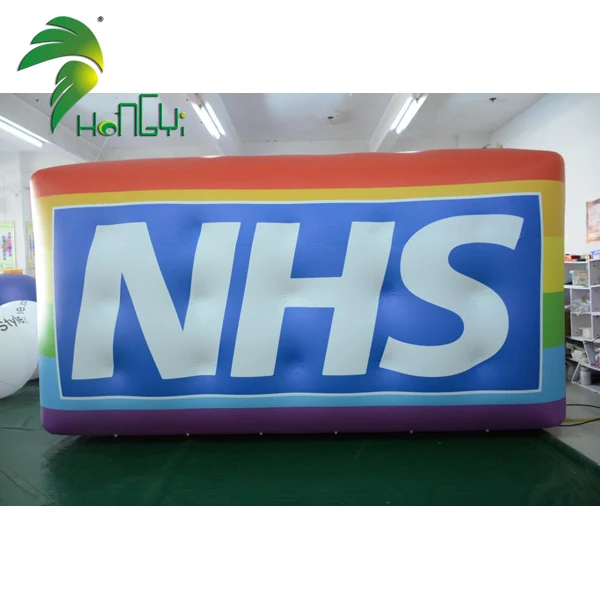 Advertising Billboard Inflatable Rectangle Balloon , Promotion Event Inflatable Square Balloon for Sale