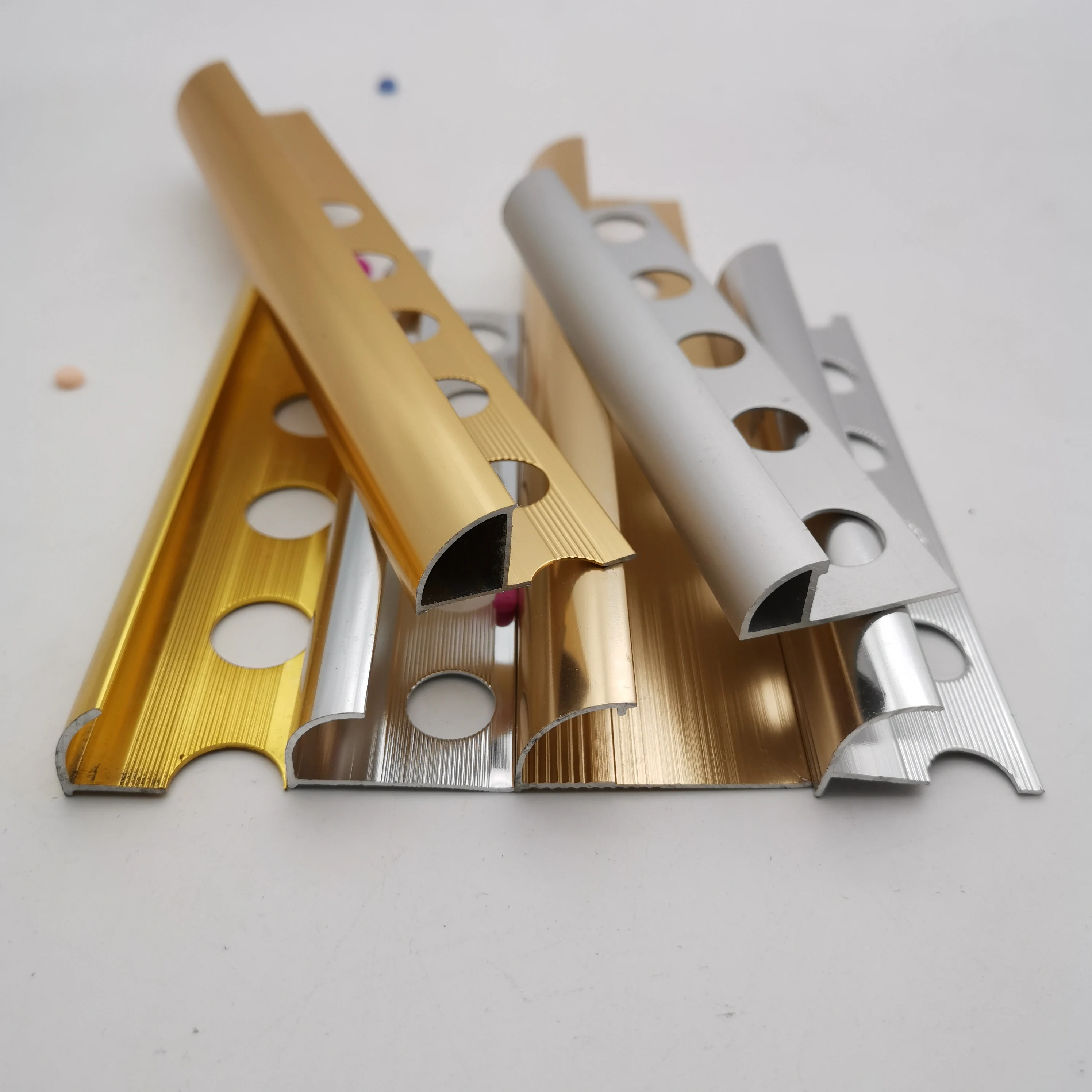 Decorating Tiles System Trim Aluminum Porcelain Tile Edge Profiles