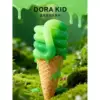 Qingtuan (bola de arroz glutinoso verde) con sabor a matcha que cambia de color con la temperatura [verde oscuro a verde esmeralda]