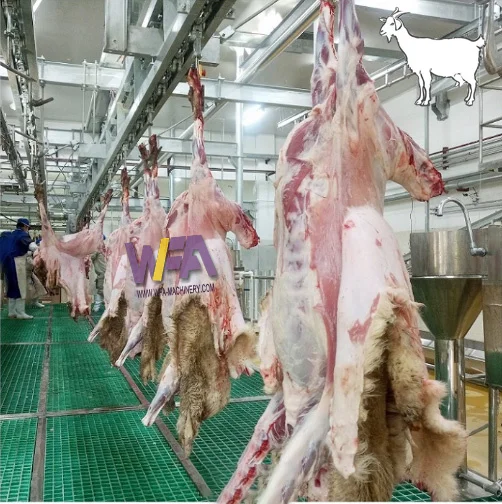 Meat Processing Complete Goat Slaughter Line Abattoir Equipment Project Design Sheep Skinning Machine of Sheep Slaughter House