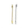Lobster clasp tail chain square tail piece