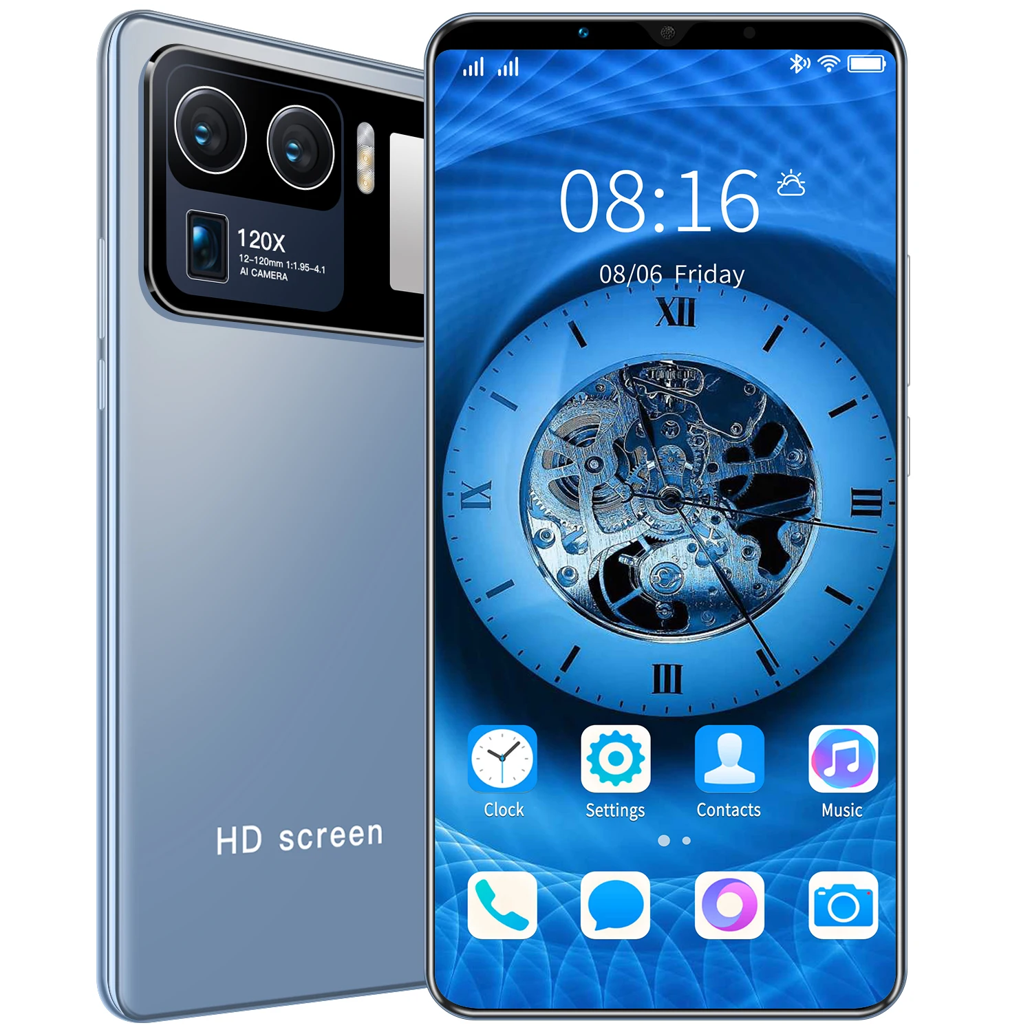 Высококачественные M12 U1tra 6,38 дюйма 5000 мАч 5g смартфоны низкая цена 12 Гб + 512 ГБ синие телефоны разблокированный мобильный телефон