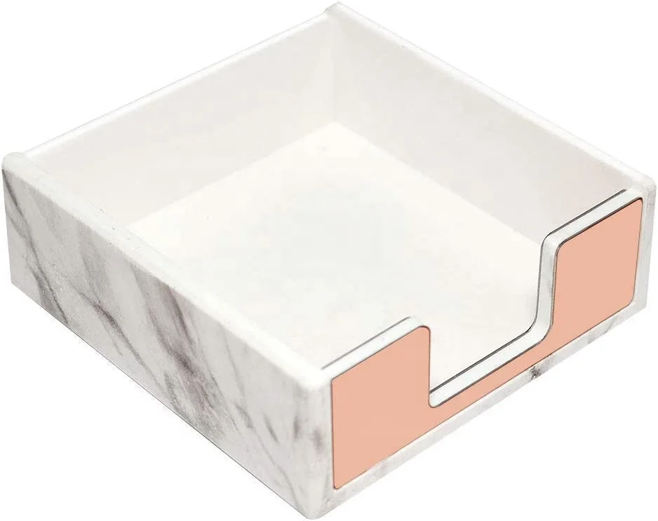 Мраморный Белый акриловый розовый золотой аксессуар для одежды офиса школы дома зажимы держатель заметок липкий