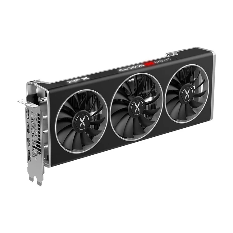 XFX AMD Radeon kartu memori RX 6700XT, kartu grafis bekas dengan 12GB GDDR6  ukuran memori mendukung AMD FreeSync teknologi kartu Video