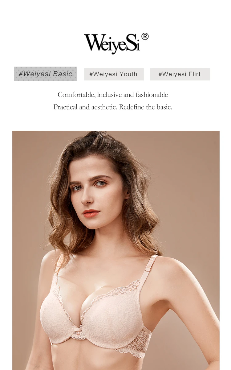Weiyesi New Design Sexy Lingerie Set Adult Floral Lace Blossom Push Up ...