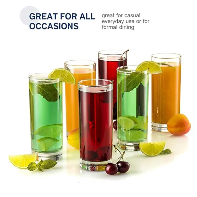 2023 Top Selling Crystal Glass Cup Cocktail Glasses High Ball Glass Beer Glass Cup Bar Glassware