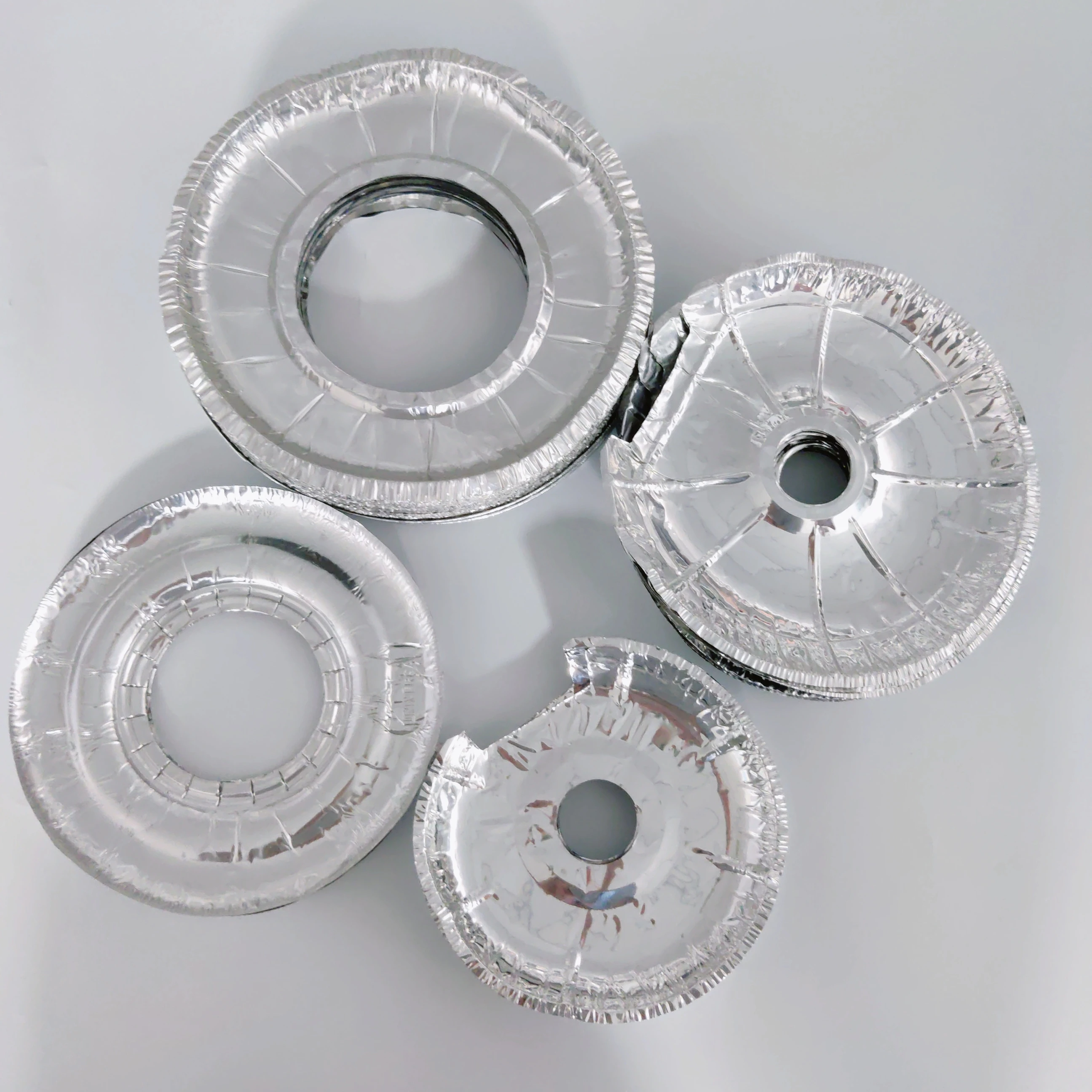 6 Inches Factory Price Biodegradable Burner Liner Foil Containers Clean