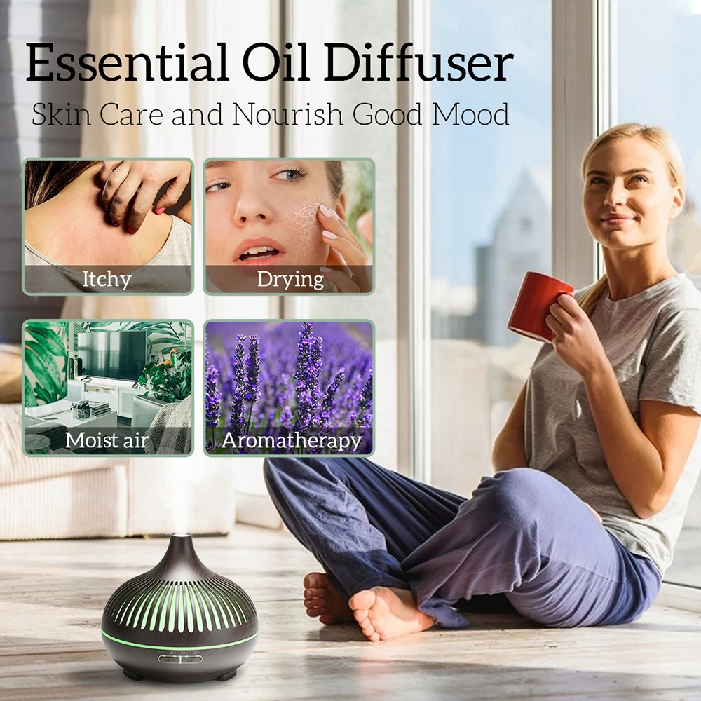 Cool Mist Ultrasonic Air Humidifier and Essential Oil Diffuser Health Benefits