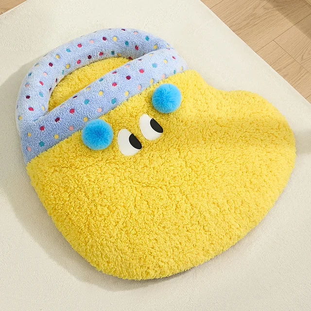 New Cat Sleeping Bag Bed Detachable Washable Small Dog Puppy Bed