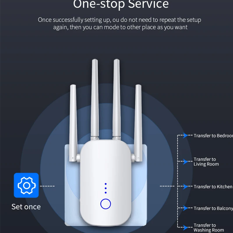 По индивидуальному заказу 1200 Мбит/с Dual Band 2 4 ГГц и 5 8 Гц расширитель Wi-Fi Дальность беспроводной повторитель сигнала маршрутизатор с * 3dBi