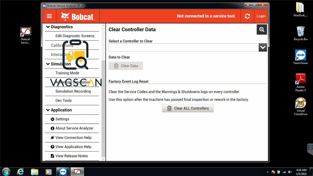 Diagnostic Tool For Bobcat Service Analyzer Diagnostic Tool Electronic
