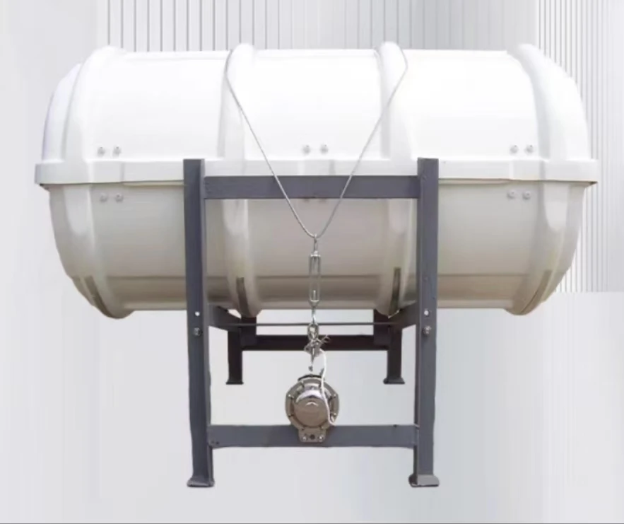 Superior Adjustable Tubular Stainless Steel Life Raft Cradle W/ Hydrostatic Release HRU